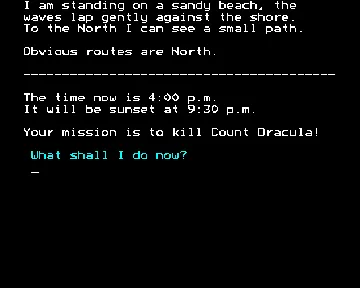 Dracula Island (19xx)(Kansas City Systems)[DRACULA] screen shot game playing